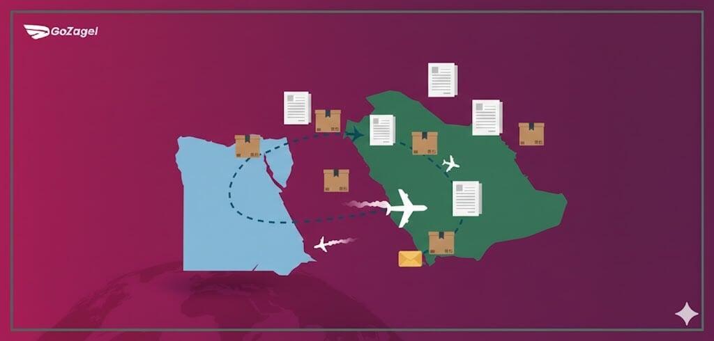 شحن الوثائق والأوراق بين السعودية ومصر: حلول سريعة مع جوزاجل